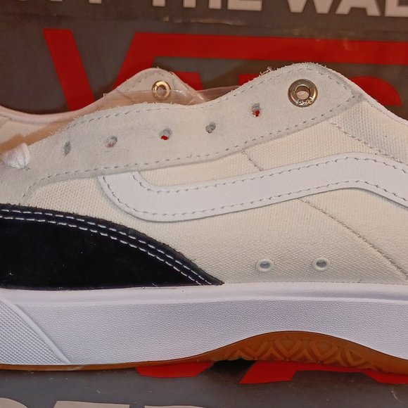 Vans Berle Pro Marshmallow Black Suede Canvas Men's 13 Rare VN0A3WKXKIG - Picture 10 of 11